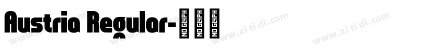 Austria Regular字体转换